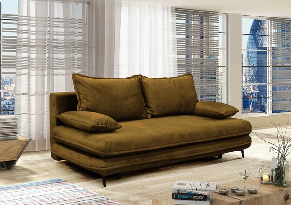 ROZKLÁDACÍ POHOVKA, textil, barvy zlata MID.YOU - Rozkládací pohovky, Online Only