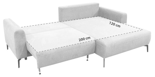 ROHOVÁ SEDAČKA, textil, světle hnědá MID.YOU - Sedací soupravy, Online Only