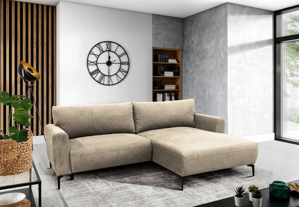 ROHOVÁ SEDAČKA, textil, béžová MID.YOU - Sedací soupravy, Online Only
