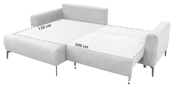 ROHOVÁ SEDAČKA, textil, světle hnědá MID.YOU - Sedací soupravy, Online Only