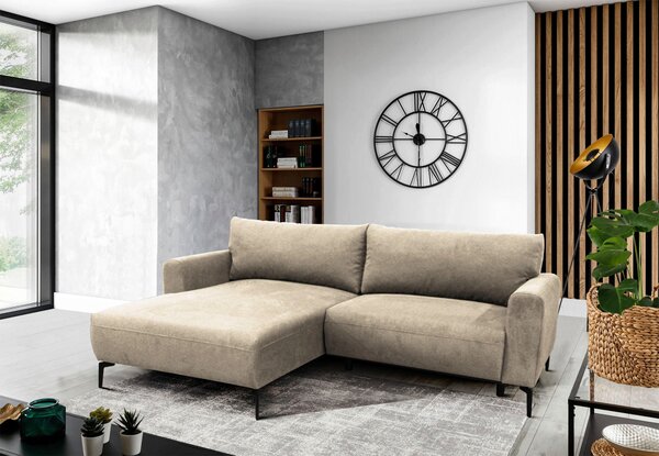 ROHOVÁ SEDAČKA, textil, béžová MID.YOU - Sedací soupravy, Online Only