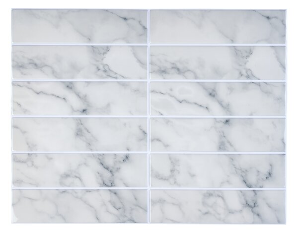 Livarno® Dekorativní samolepicí obklady, 10 kusů (mramorová) (100407820003)