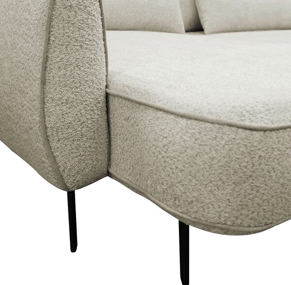 ROHOVÁ SEDAČKA, textil, krémová MID.YOU - Sedací soupravy, Online Only