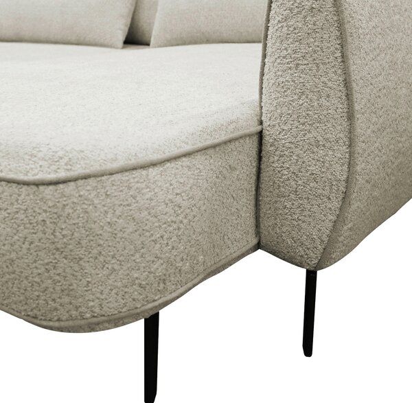 ROHOVÁ SEDAČKA, textil, krémová MID.YOU - Sedací soupravy, Online Only