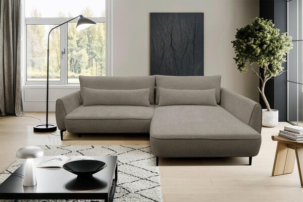 ROHOVÁ SEDAČKA, textil, béžová MID.YOU - Sedací soupravy, Online Only