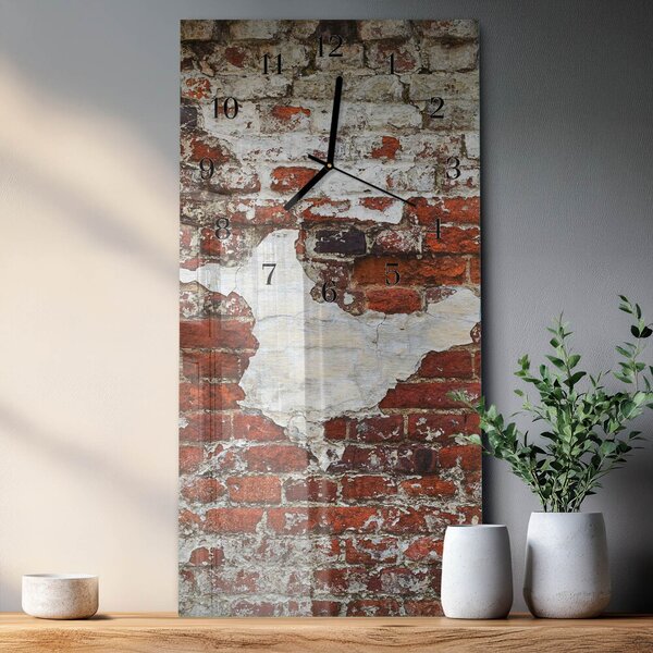 Skleněné hodiny vertikální Zeď zsppc-30x60-00170685