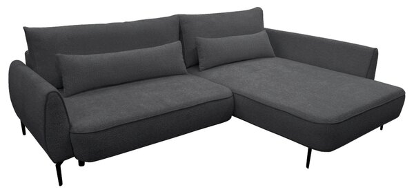 ROHOVÁ SEDAČKA, textil, tmavě šedá MID.YOU - Sedací soupravy, Online Only