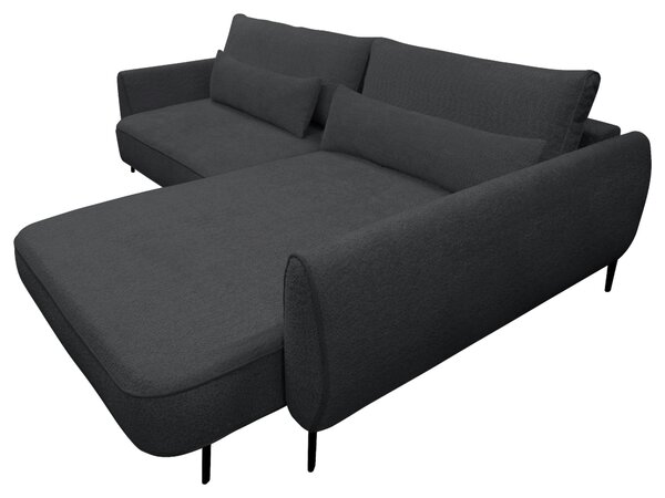 ROHOVÁ SEDAČKA, textil, tmavě šedá MID.YOU - Sedací soupravy, Online Only