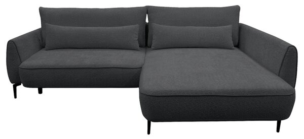 ROHOVÁ SEDAČKA, textil, tmavě šedá MID.YOU - Sedací soupravy, Online Only