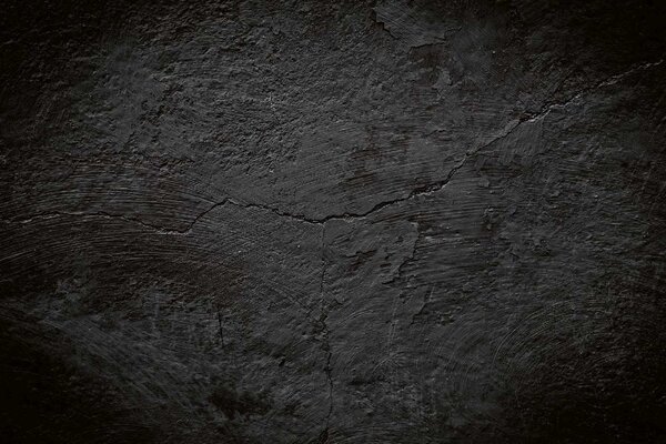 DIMEX | Vliesová fototapeta Černá prasklá textura MS-5-2636 | 375 x 250 cm | černá