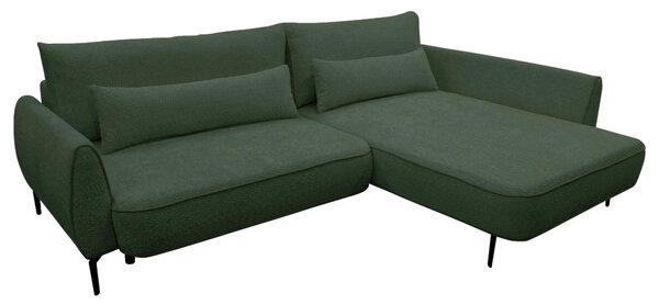 ROHOVÁ SEDAČKA, textil, tmavě zelená MID.YOU - Sedací soupravy, Online Only