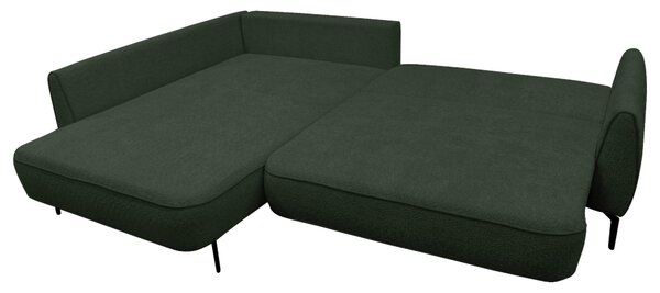ROHOVÁ SEDAČKA, textil, tmavě zelená MID.YOU - Sedací soupravy, Online Only