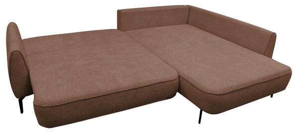 ROHOVÁ SEDAČKA, textil, hnědá MID.YOU - Sedací soupravy, Online Only