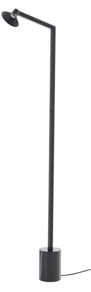 Stojací Lampa Lucande, Steve, stmívatelné, Černá, Obývací pokoj, Kov, Moderní