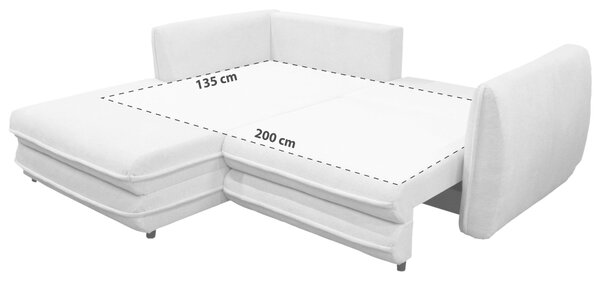 ROHOVÁ SEDAČKA, textil, šedá MID.YOU - Sedací soupravy, Online Only