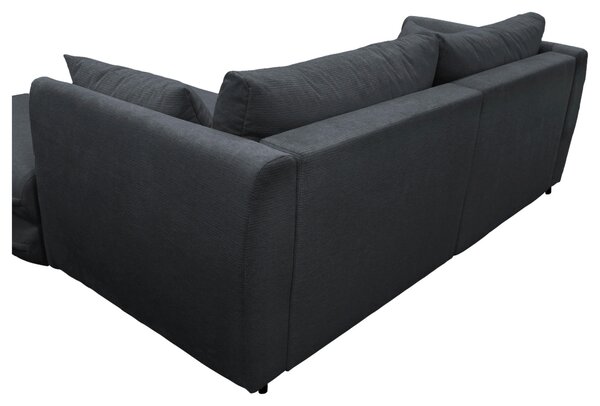 ROHOVÁ SEDAČKA, textil, černá MID.YOU - Sedací soupravy, Online Only