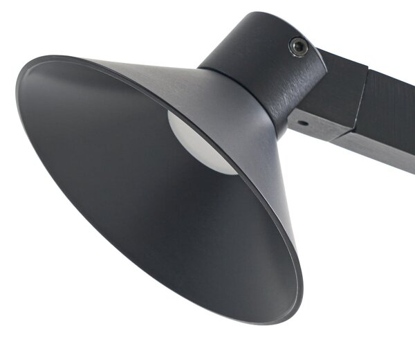 Stojací Lampa Lucande, Steve, stmívatelné, Černá, Obývací pokoj, Kov, Moderní