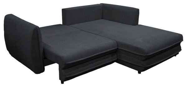 ROHOVÁ SEDAČKA, textil, černá MID.YOU - Sedací soupravy, Online Only