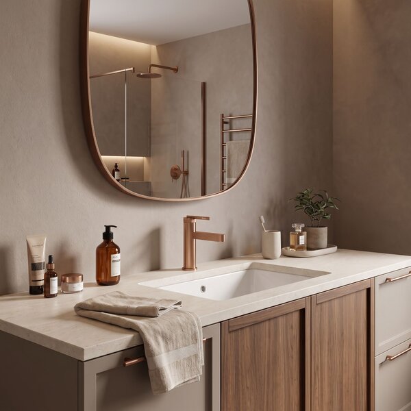 Koupelnová baterie Rea Grace Brush Copper