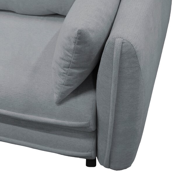 ROHOVÁ SEDAČKA, textil, šedá MID.YOU - Sedací soupravy, Online Only