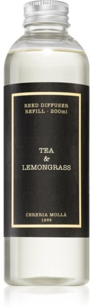 Cereria Mollá Boutique Tea & Lemongrass náplň do aroma difuzérů 200 ml
