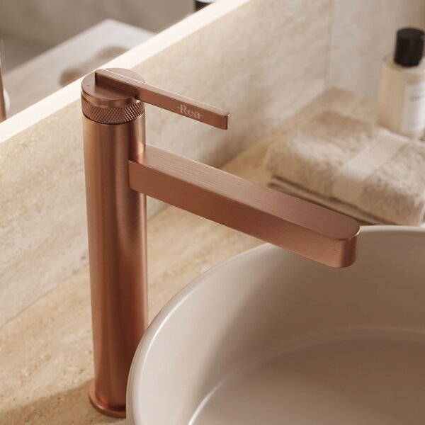 Koupelnová baterie Rea Grace Brush Copper High