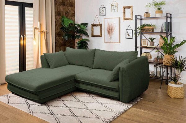 ROHOVÁ SEDAČKA, textil, zelená MID.YOU - Sedací soupravy, Online Only
