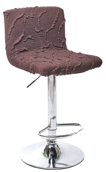 Komashop Potah na barovou židli CAMILA Barva: Hnědá