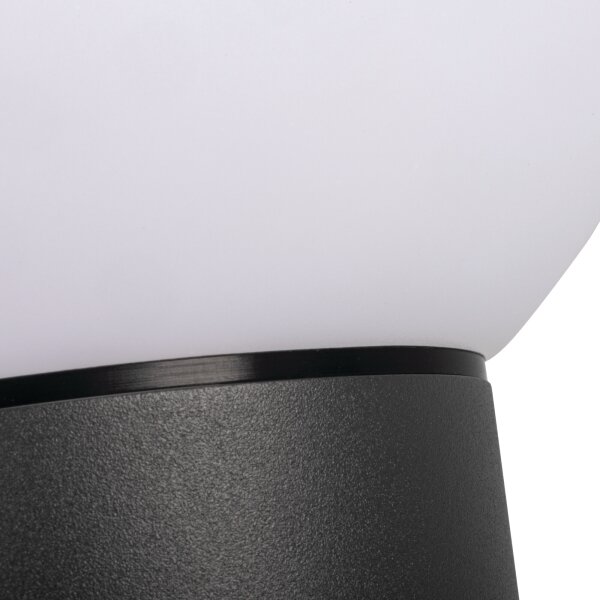 Kanlux 46084-Venkovní lampa se senzorem STONO 1xE27/15W/230V 50 cm IP65 antracit