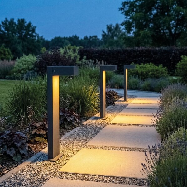 Kanlux 46391 - Venkovní lampa LEGINO 1xGX53/11W/230V 50 cm IP65 antracit