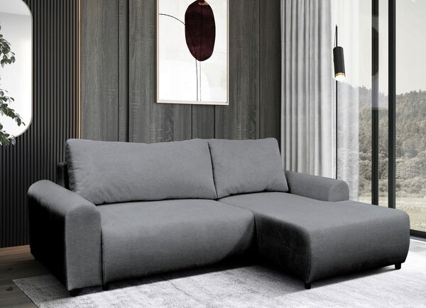 ROHOVÁ SEDAČKA, textil, šedá MID.YOU - Sedací soupravy, Online Only