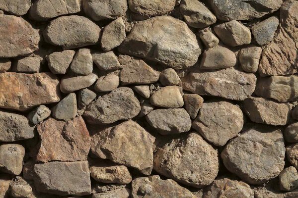 DIMEX | Vliesová fototapeta Skládaná kamenná zeď MS-5-2695 | 375 x 250 cm | hnědá, šedá