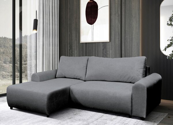 ROHOVÁ SEDAČKA, textil, šedá MID.YOU - Sedací soupravy, Online Only