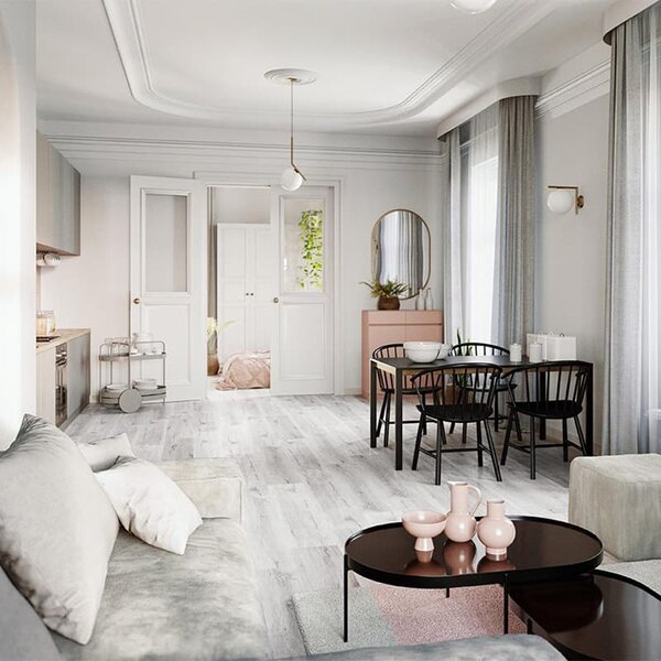 Vinylová plovoucí podlaha Afirmax Legnar Acoustic 41022 Scandinavian Oak 2,235 m²