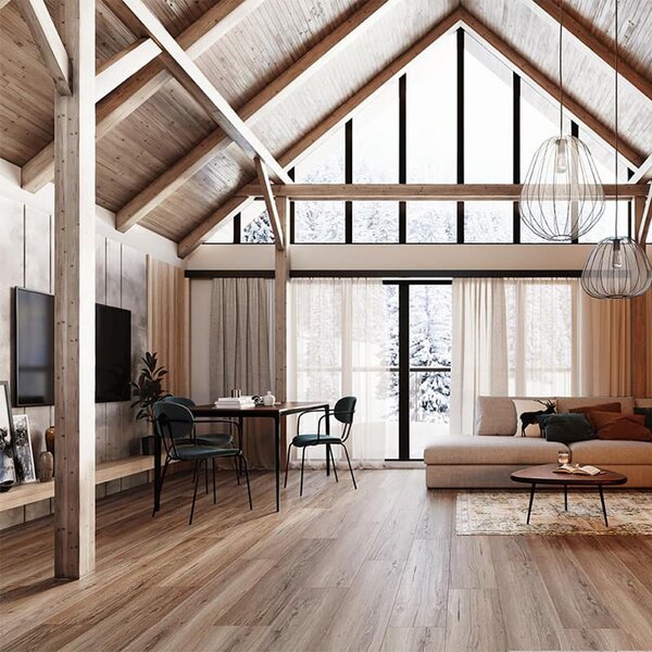 Vinylová plovoucí podlaha Afirmax Legnar Acoustic 41912 Kinesawa Oak 2,235 m²