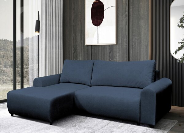 ROHOVÁ SEDAČKA, textil, tmavě modrá MID.YOU - Sedací soupravy, Online Only