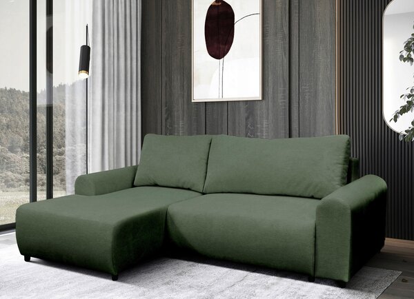 ROHOVÁ SEDAČKA, textil, zelená MID.YOU - Sedací soupravy, Online Only