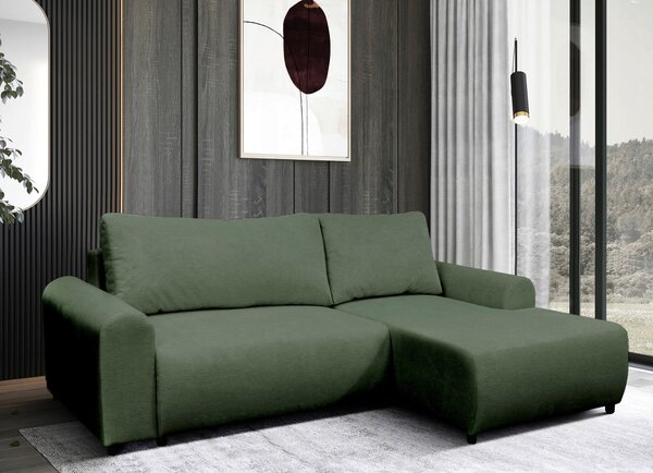 ROHOVÁ SEDAČKA, textil, zelená MID.YOU - Sedací soupravy, Online Only