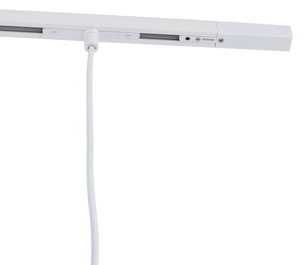 Moderní kolejnicový systém se 6 závěsnými světly béžový s bílými 1-fázovými - Slimline Keno