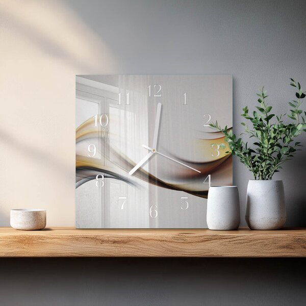 Skleněné hodiny Abstrakce zskb-30x30-00058130