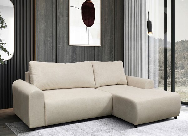 ROHOVÁ SEDAČKA, textil, béžová MID.YOU - Sedací soupravy, Online Only