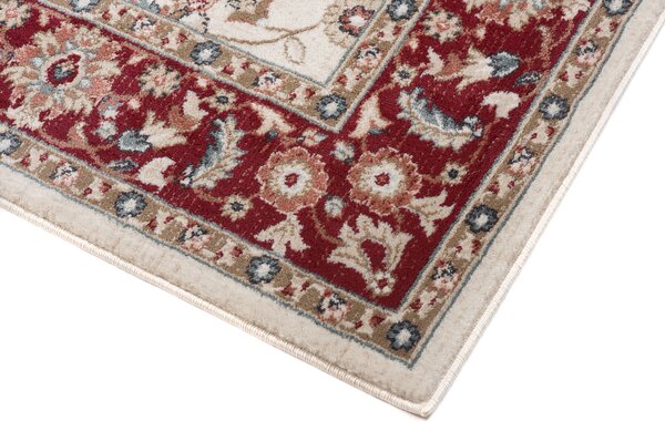 Makro Abra Kusový koberec klasický DUBAI L752B bílý červený Rozměr: 160x220 cm
