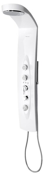 Polysan, MOLA sprchový panel s termostatem. baterií 210x1300mm, nástěnný, 80365