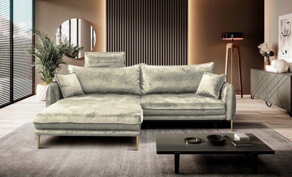 ROHOVÁ SEDAČKA, textil, krémová MID.YOU - Sedací soupravy, Online Only