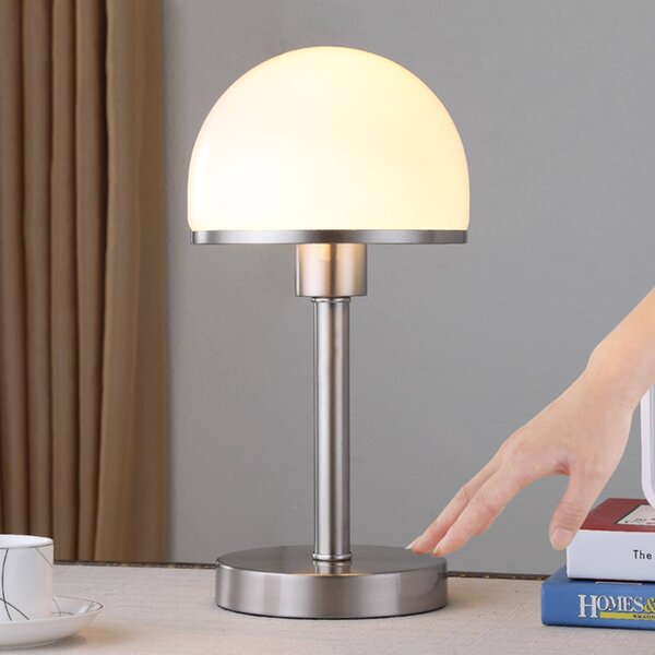 Lindby Stolní lampa Jolie se stínidlem a ovládáním, Ložnice, kov, Moderní