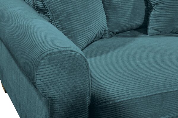 ROHOVÁ SEDAČKA, textil, azurová modrá MID.YOU - Sedací soupravy, Online Only