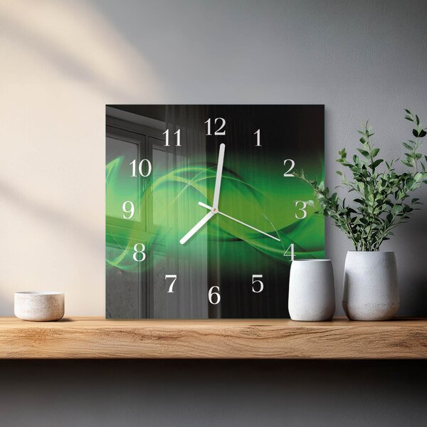 Skleněné hodiny Abstrakce zskb-30x30-00058052