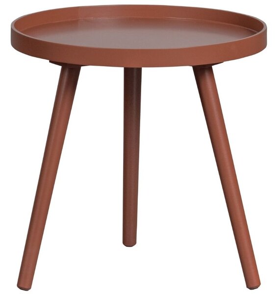 Hoorns Cihlově červený jasanový konferenční stolek Aisha 41 cm