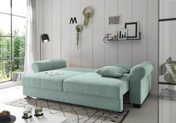 ROZKLÁDACÍ POHOVKA, textil, šalvějově zelená MID.YOU - Rozkládací pohovky, Online Only