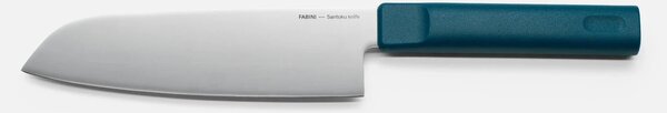 Fabini Santoku nůž Trino Economy, 17 cm - Nůž z nerezové oceli, modrý